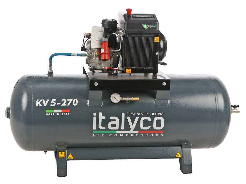 Italyco KV 5/270 - Schraubenkompressor - max Druck 10 bar – Bild 3