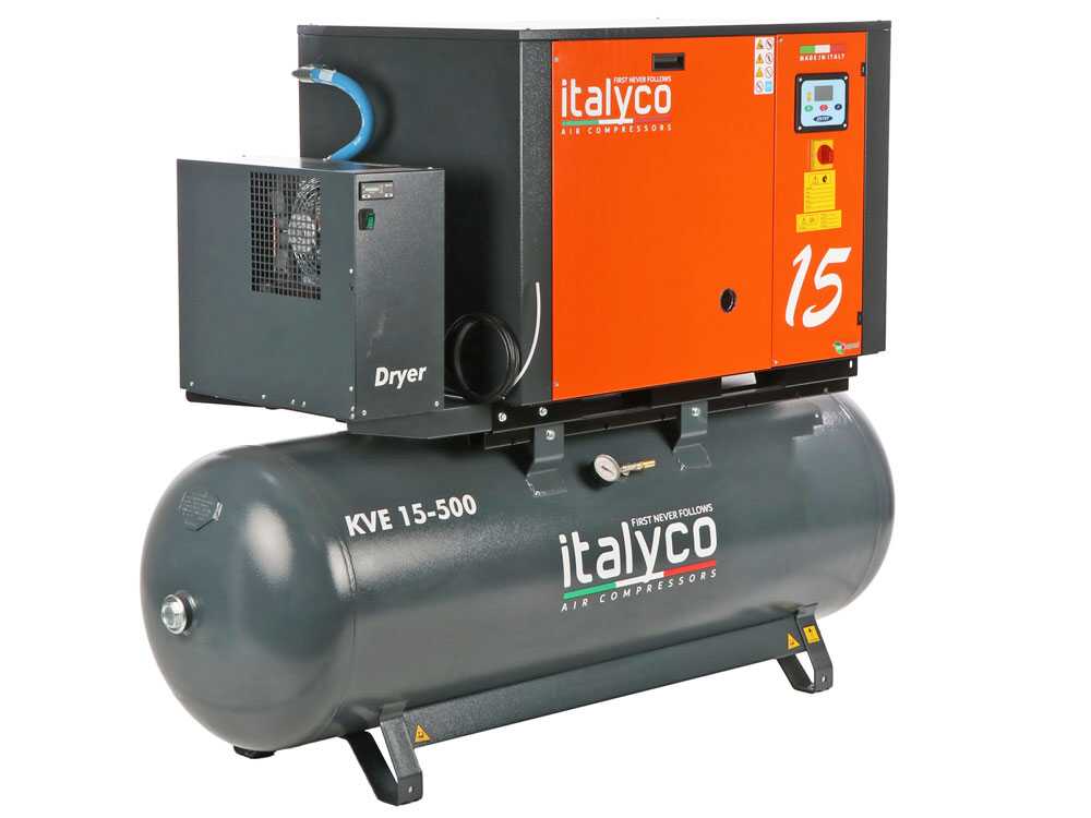 Italyco KVE 15/500 Premium - Schraubenkompressor - max. Druck 10 bar – Bild 4
