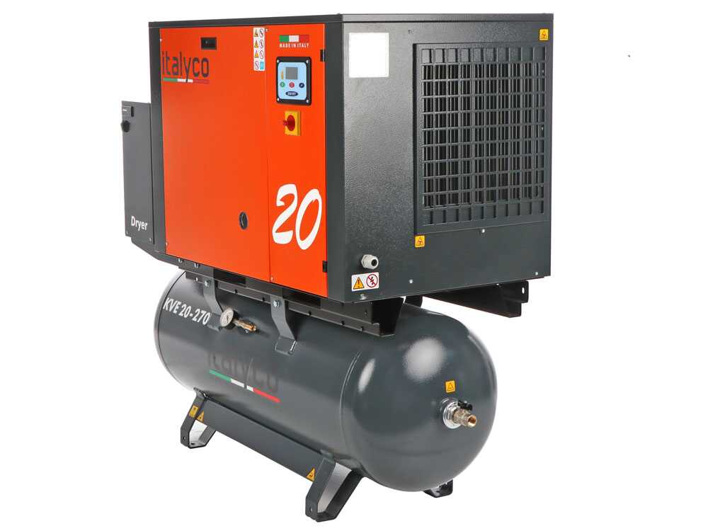 Italyco KVE 20/270 Premium - Schraubenkompressor - Max. Druck 10 bar – Bild 4