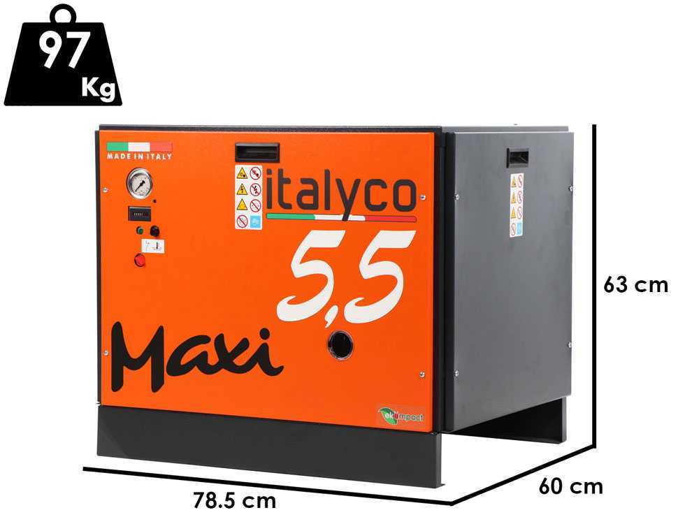 Italyco Maxi 6 - Schraubenkompressor - max. Druck 10 bar
