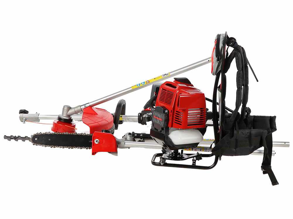 Kawasaki TJ 53EZ C COMBI – Multifunktions-Rucksack-Freischneider mit Verbrennungsmotor – Blue Bird Schaft