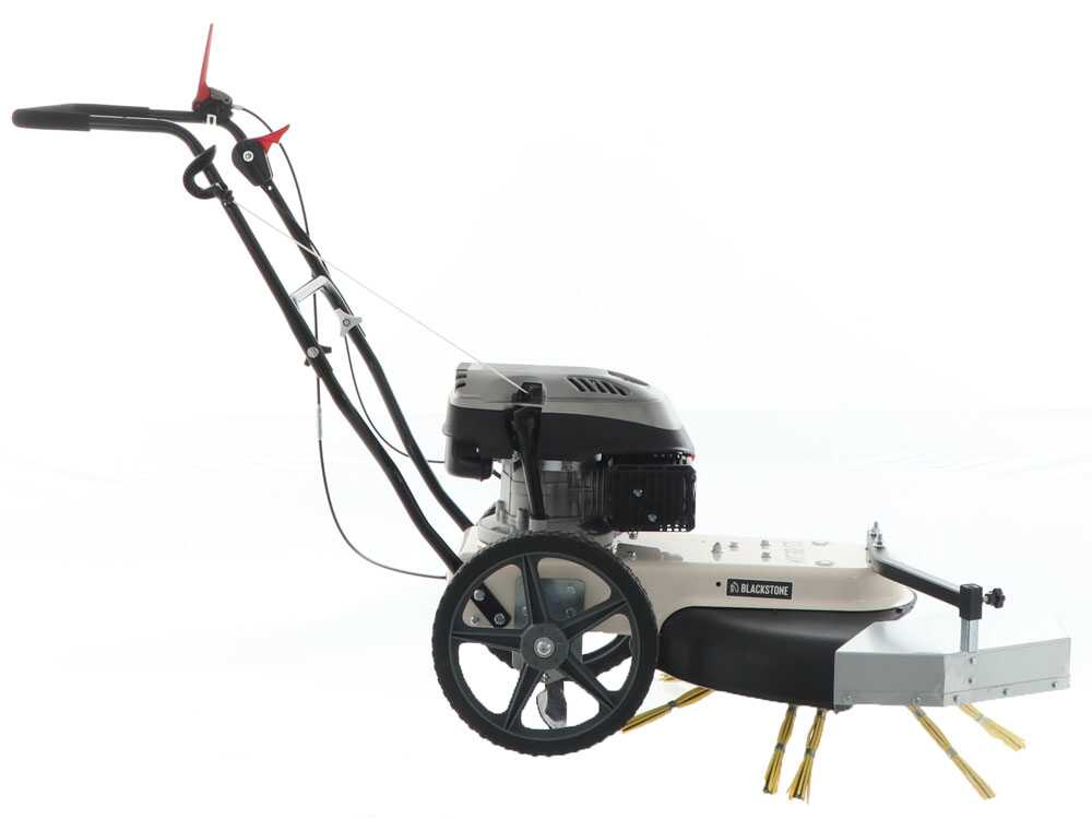 Kehrmaschine-Fadenmäher zum Schieben BlackStone WYT 60-173 - Motor 173 ccm – Bild 3
