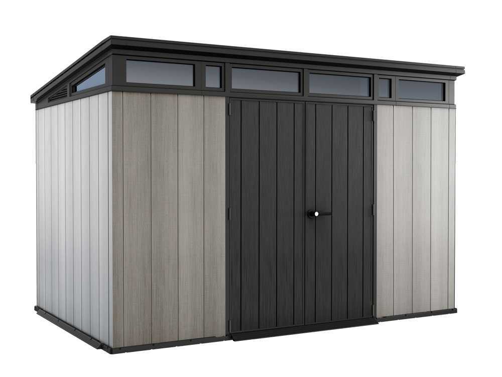 Keter Artisan grau - Gartenhaus - Mit Doppeltüren - - 342x218x226 cm – Bild 3