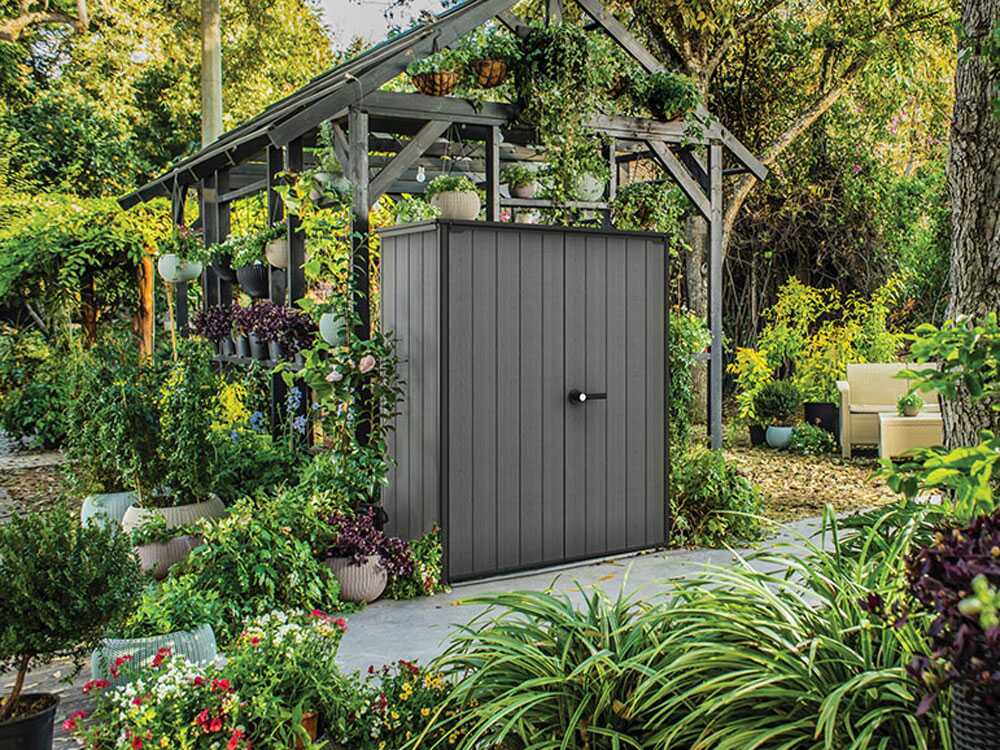 Keter Cortina Alto - Gartenschrank - 140x73.6x170.4 cm