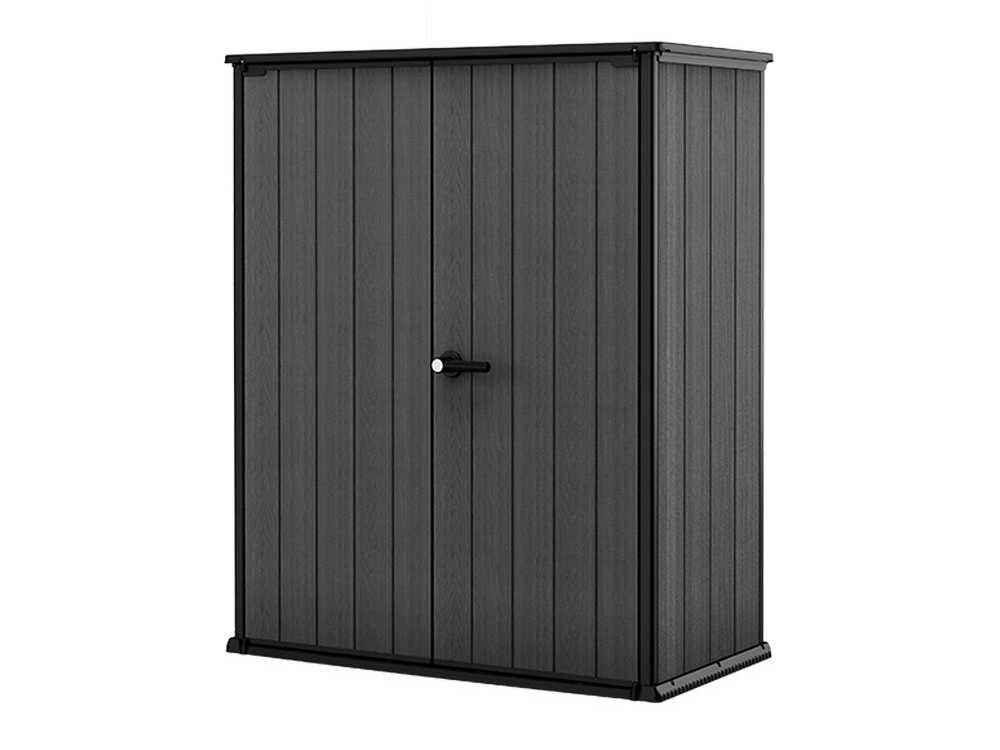 Keter Cortina Alto - Gartenschrank - 140x73.6x170.4 cm – Bild 3