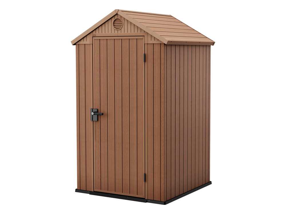 Keter Darwin braun - Gartenhaus Schuppen - 123.8x117x205 cm – Bild 2