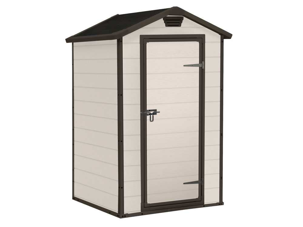 Keter Manor beige - Gartenhaus Schuppen - 129x103x196 cm – Bild 2