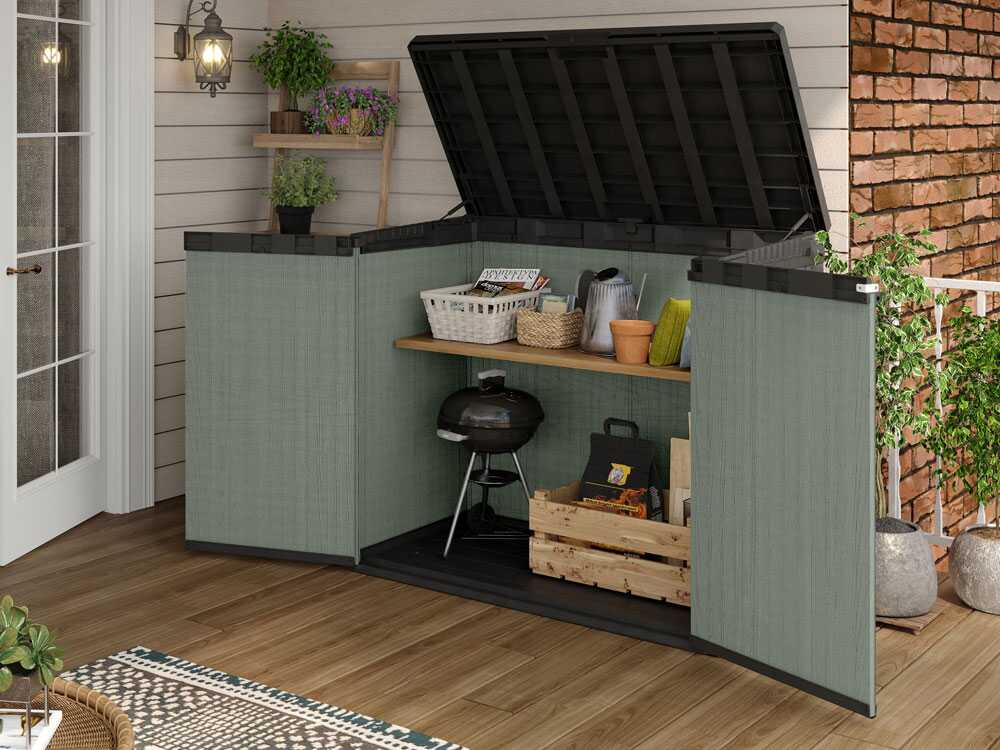 Keter Store it Out Darwin grün - Gartenwerkzeugbox - 140x80x120 cm