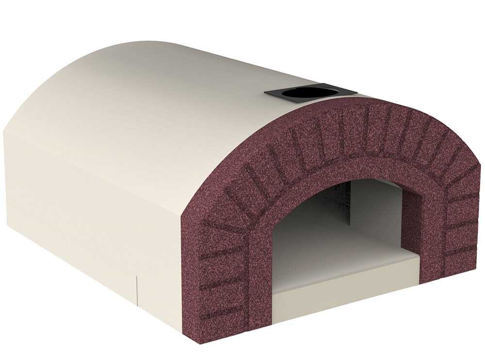 Linea VZ Capri - Einbau-Holzbackofen mit Backfläche 72x70 cm - Backkapazität 3 Pizzas – Bild 2