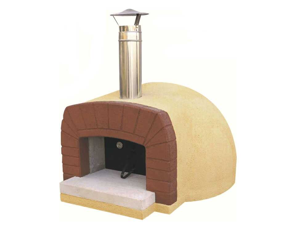 Linea VZ Etna - Holzbackofen für den Aussenbereich - mit Ø 85 cm Kochfläche - 3 Pizzen – Bild 4