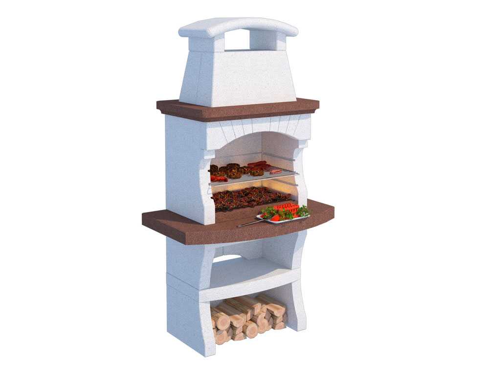 Linea VZ Maiorca - Grillkamin für Holz/Holzkohle – Bild 2