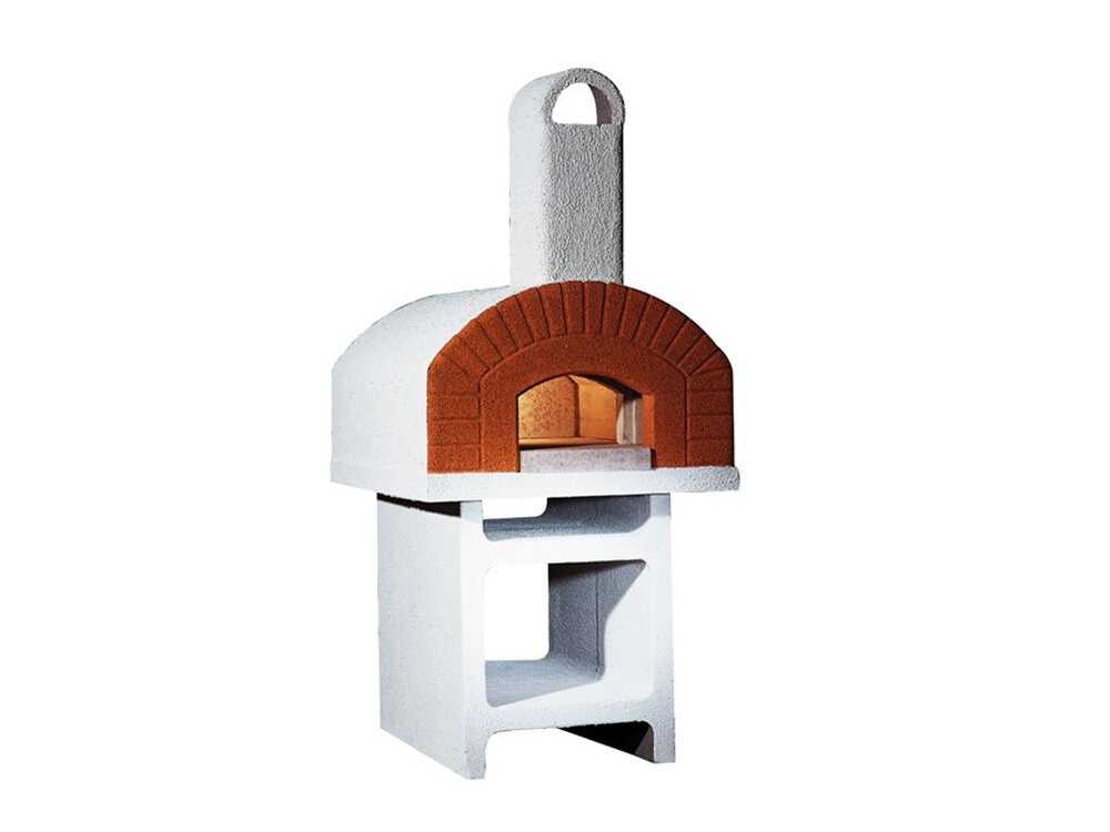 Linea VZ Portici - Holzbackofen für draußen aus Beton - Backfläche 72x70 cm – Bild 4