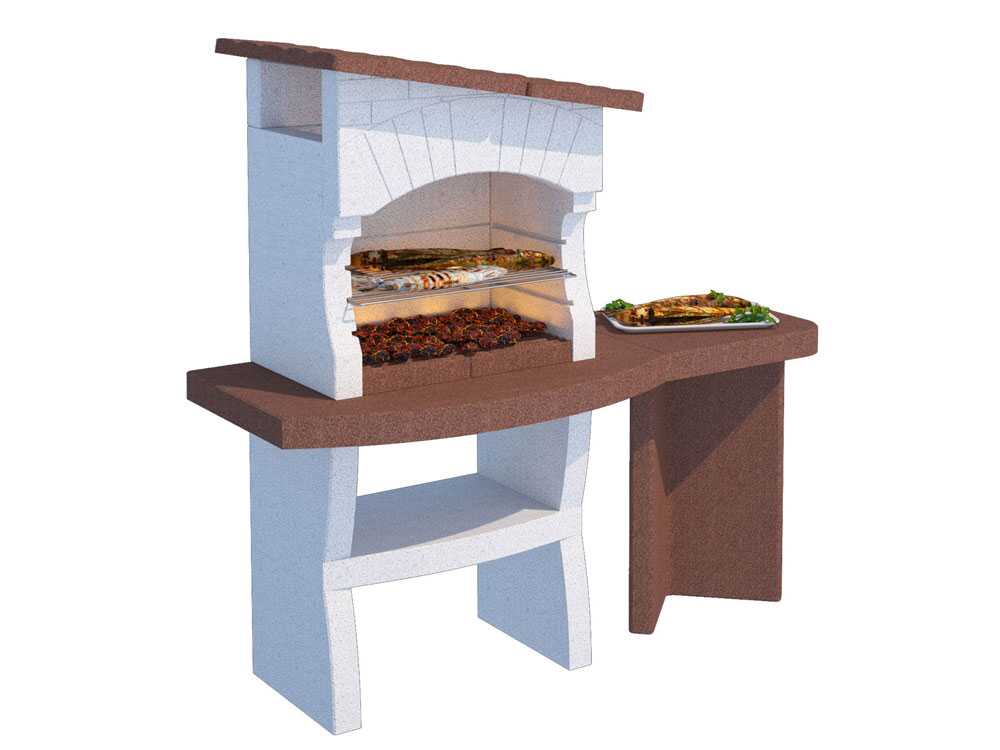 Linea VZ Portofino - Grillkamin für Holz/Holzkohle – Bild 4