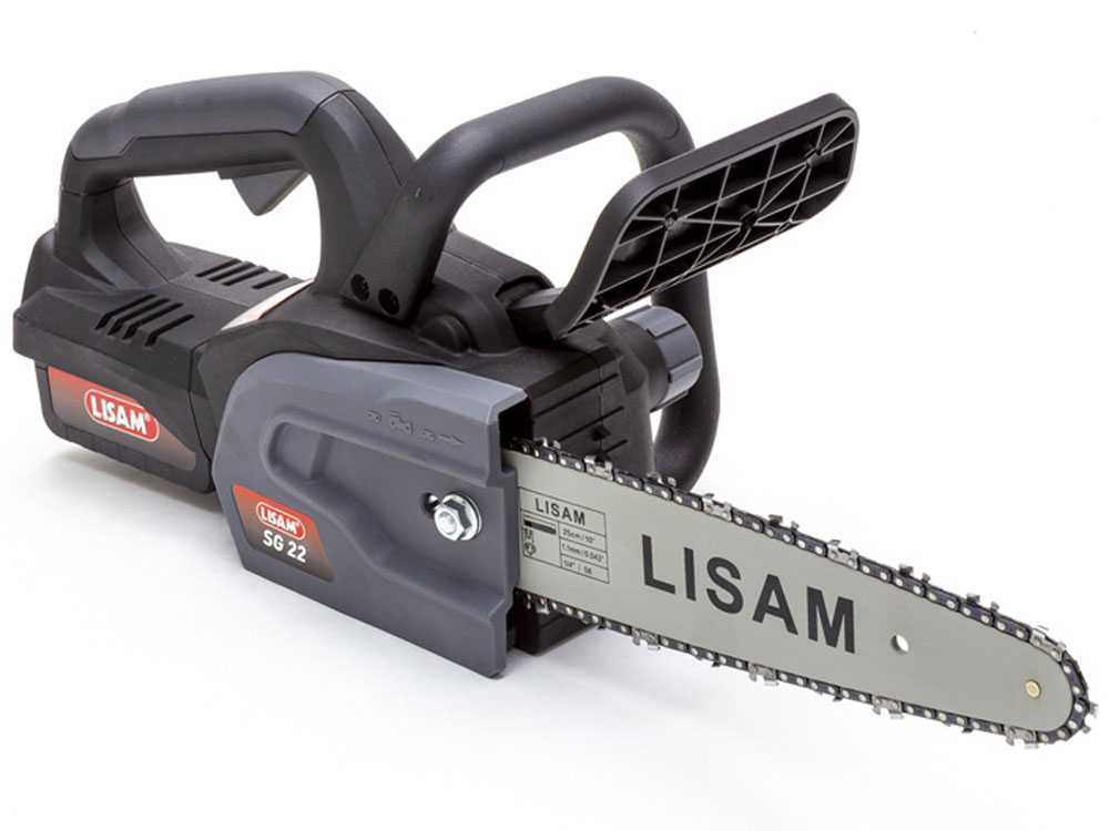 LISAM SG 22 - Akku-Baumpflegesäge 2X18V 2Ah - Schwert 25 cm – Bild 4