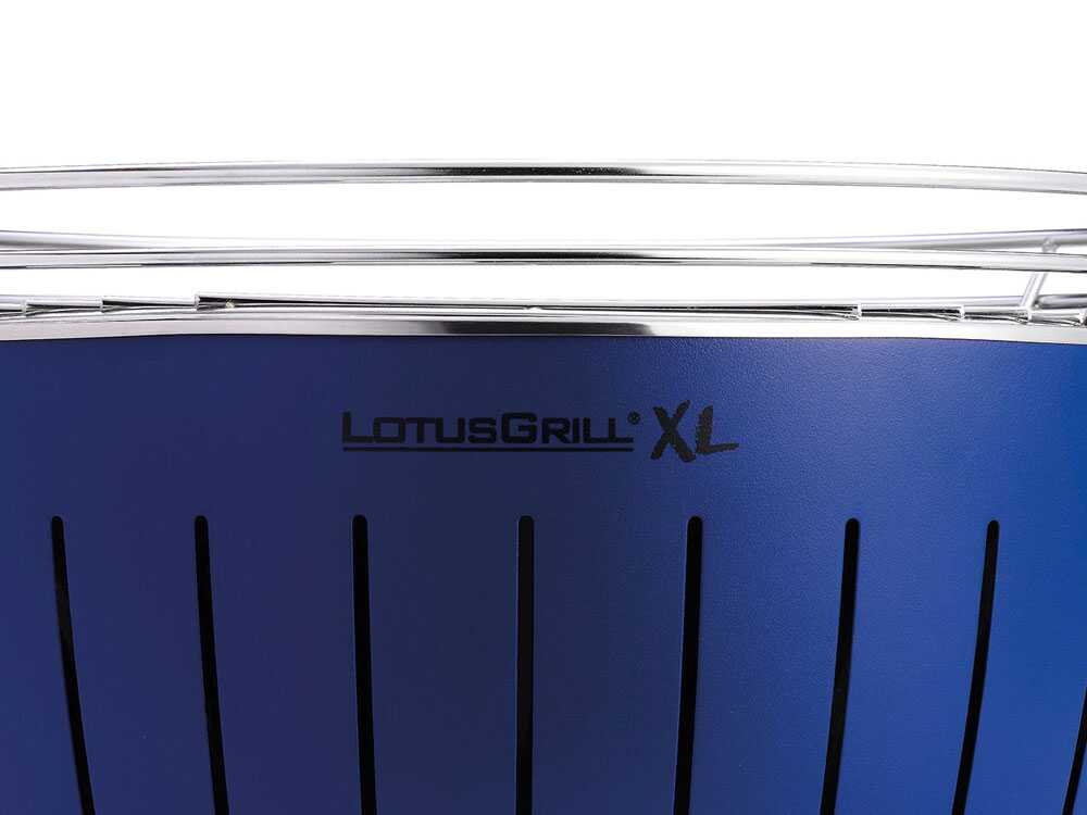 LotusGrill LG G435 U BL - Holzkohlegrill XL - Blau – Bild 4