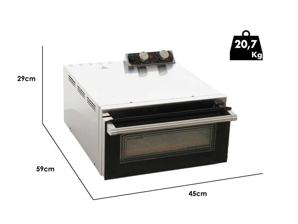 Macte Ovens Voyager TWIN - Pizzaofen  - 2975 W