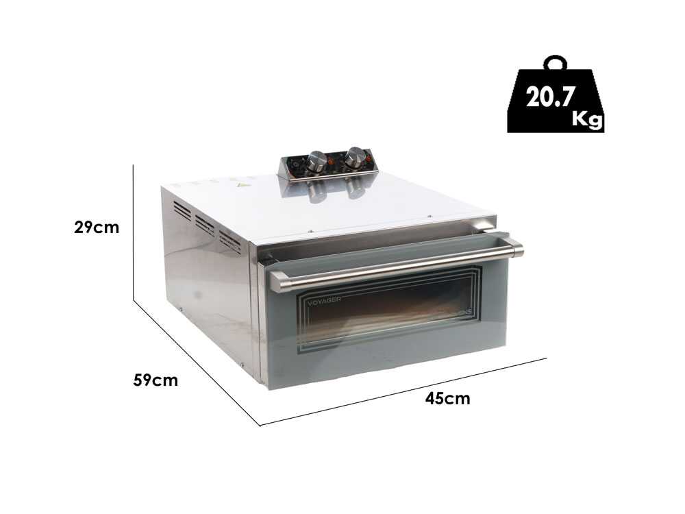 Macte Ovens Voyager TWIN - Pizzaofen - 2975 W