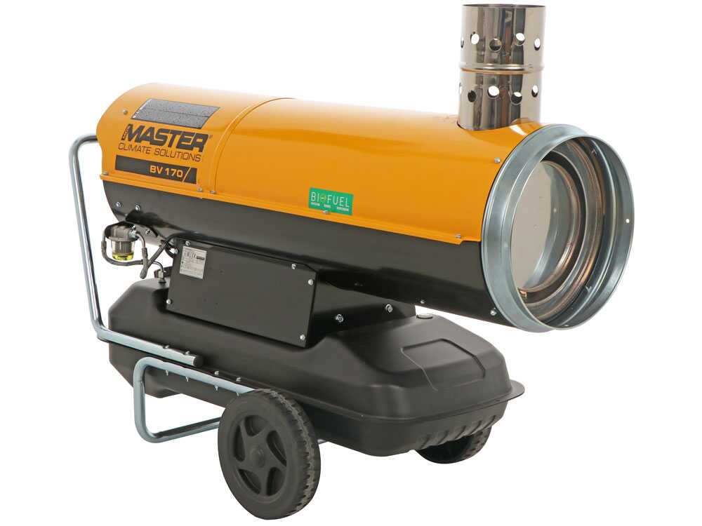 Master BV 170 E – Indirekter Öl-Heißluftgenerator – 47 kW – Bild 3