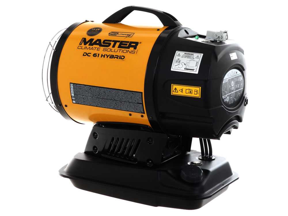 Master DC 61 Hybrid - Diesel Heizkanone - direkte Heizung – Bild 4