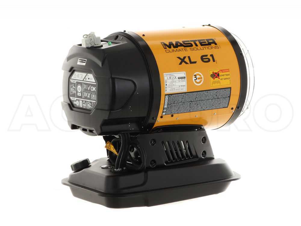 Master XL 61 - Diesel Heizkanone - direkte Heizung – Bild 3