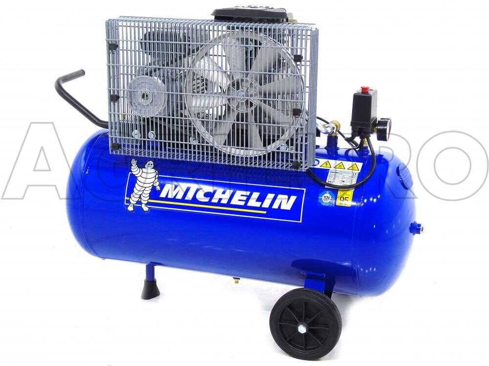 Michelin MB 100 B - Elektrischer Kompressor mit Riemenantrieb - Motor 2PS -100Lt – Bild 3