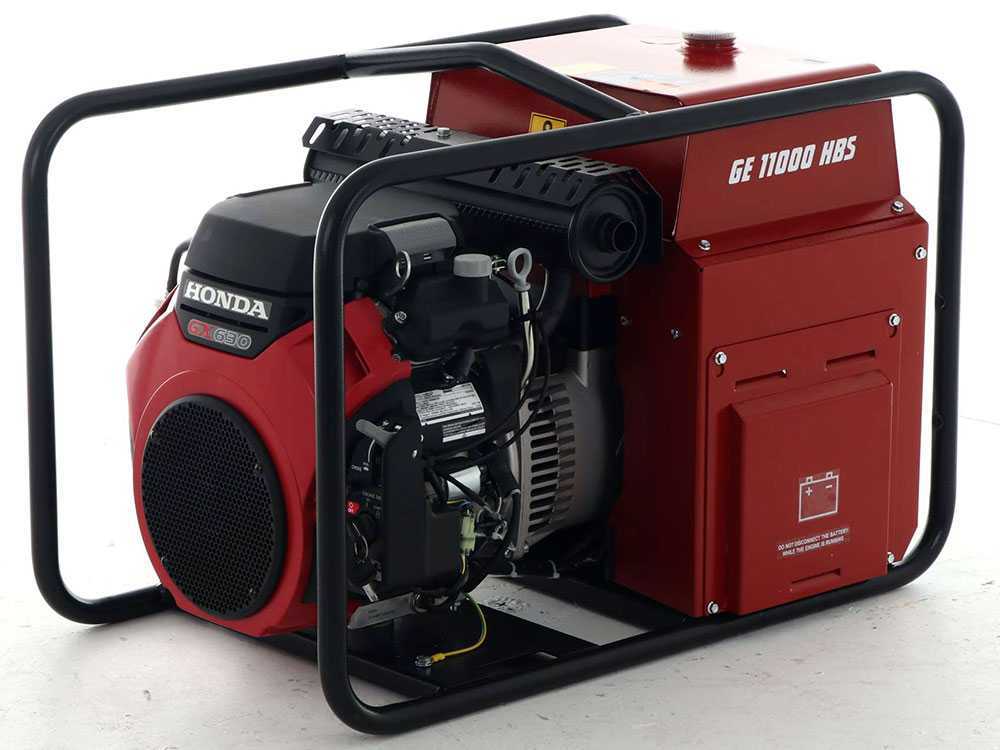 MOSA GE 11000 HBS - Benzin-Stromerzeuger 9.9 kW - Dauerleistung 9 kW - 230V - Honda Motor GX630 – Bild 2