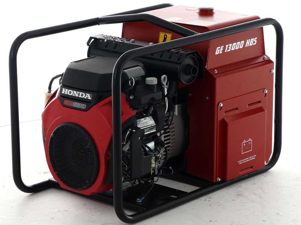 MOSA GE 13000 HBS - Benzin-Stromerzeuger 10.4 kW - Dauerleistung 9 kW 400V - Honda Motor GX630 – Bild 3