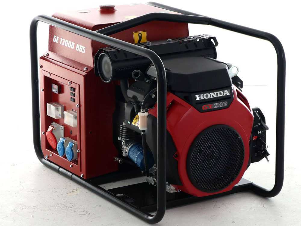 MOSA GE 13000 HBS - Benzin-Stromerzeuger 10.4 kW - Dauerleistung 9 kW 400V - Honda Motor GX630 – Bild 4