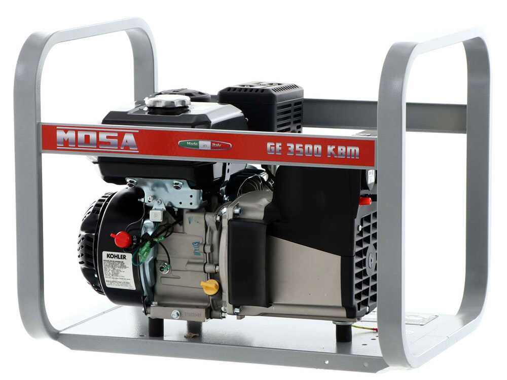 MOSA GE 3500 KBM - Benzin-Stromerzeuger - 2.9 kW - Dauerleistung 2.6 kW - 230V - Motor Kohler CH270 – Bild 2