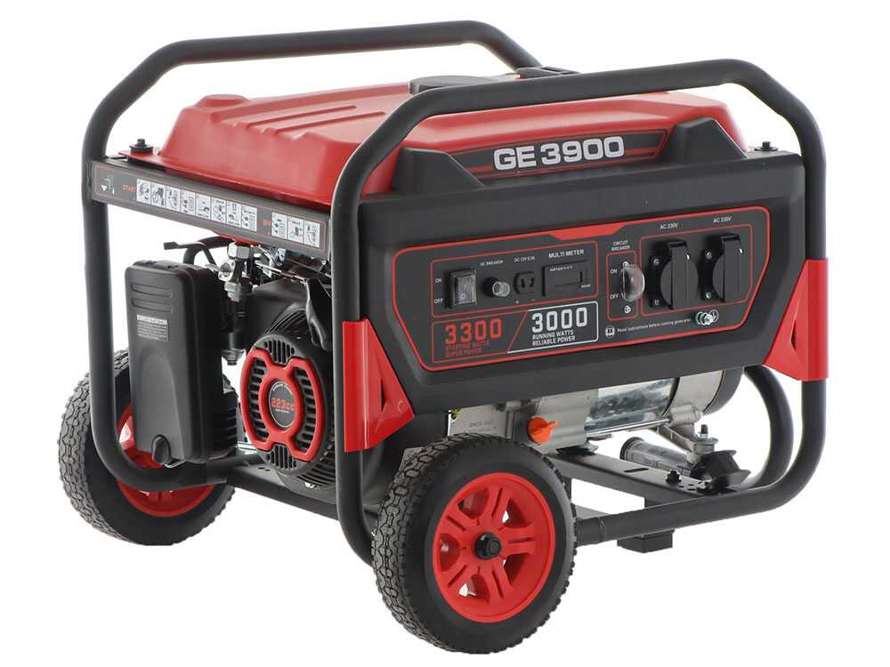 Mosa GE 3900 - Benzin-Stromerzeuger auf Rädern 3.3 kW - Dauerleistung 3 kW - 230V – Bild 2
