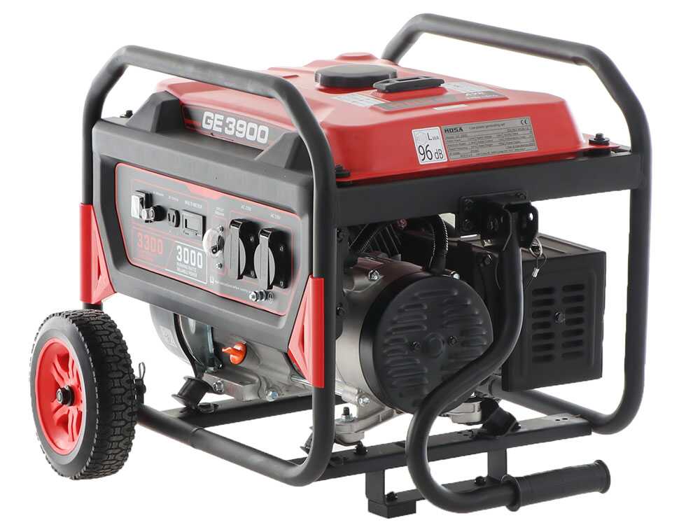 Mosa GE 3900 - Benzin-Stromerzeuger auf Rädern 3.3 kW - Dauerleistung 3 kW - 230V – Bild 4