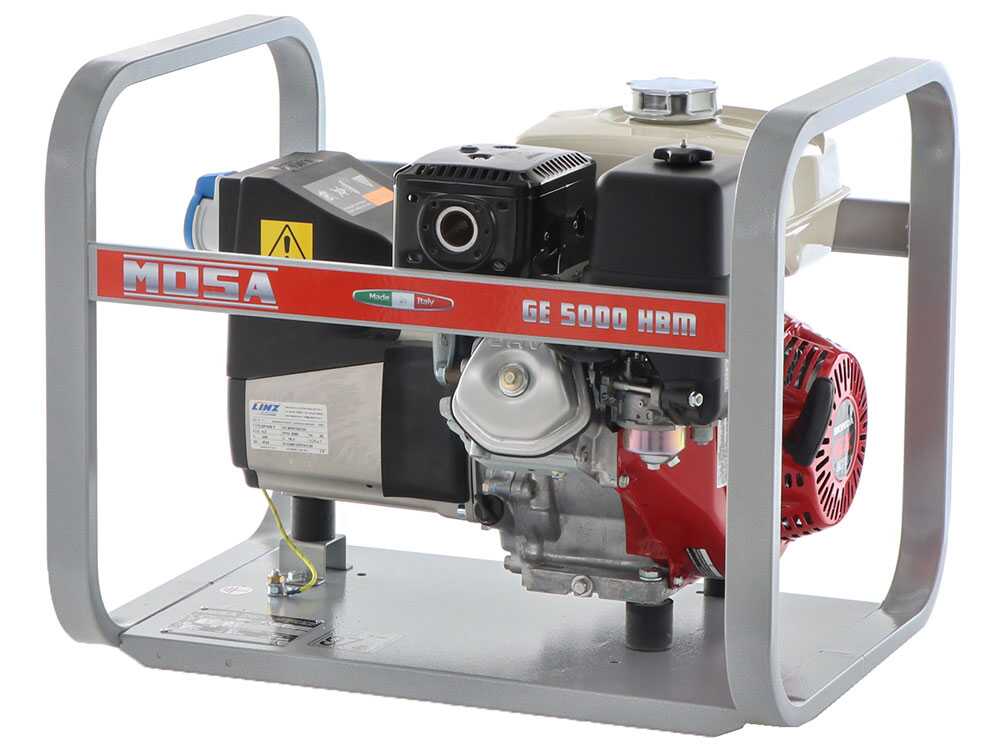 MOSA GE 5000 HBM - Benzin-Stromerzeuger 4.5 kW - Dauerleistung 3.6 kW - 230V – Bild 2