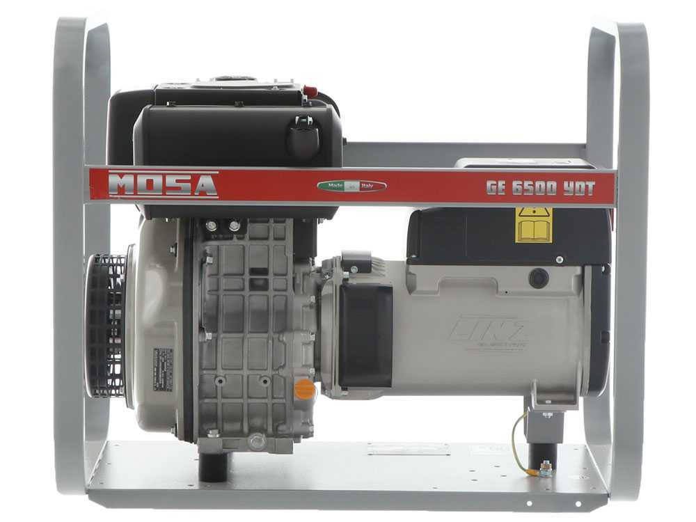 MOSA GE 6500 YDT - Diesel-Stromerzeuger 5.2 kW - Dauerleistung 4.6 kW - 400V - Motor Yanmar L 100 N – Bild 4