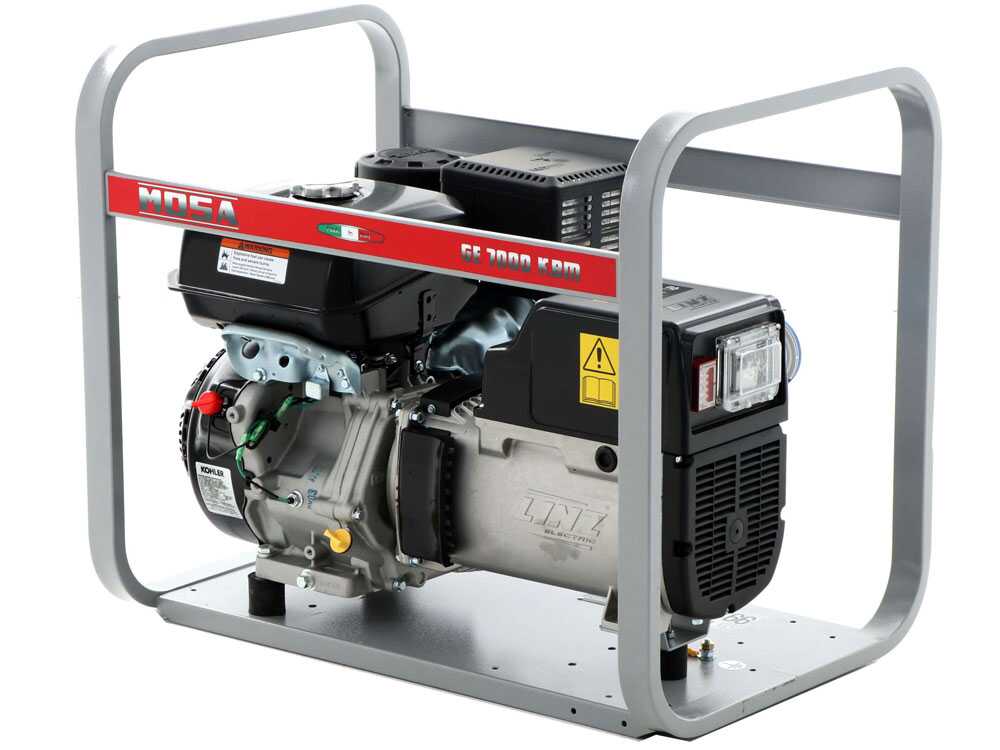 MOSA GE 7000 KBM - Benzin Stromerzeuger 6 kW - Dauerleistung 5 kW - 230V - Motor Kohler CP CH440 – Bild 2