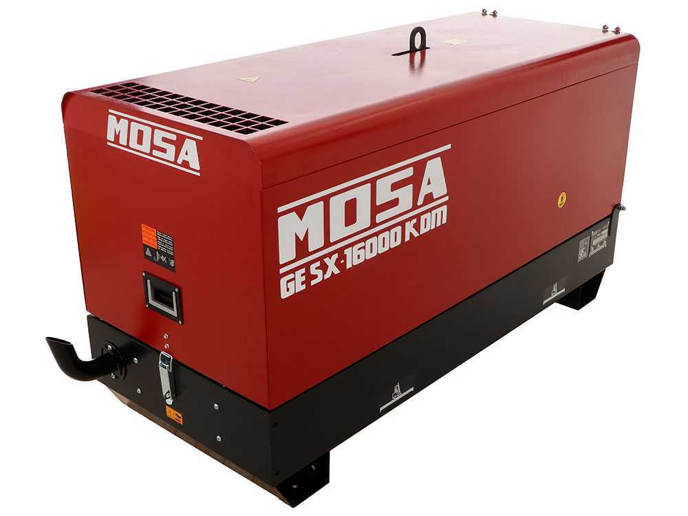 MOSA GE SX 16000 KDM - Diesel Notstromaggregat leise - 14.4 kW - Dauerleistung 13.2 kW - 230V + ATS - Kohler Motor KDW1003 – Bild 2