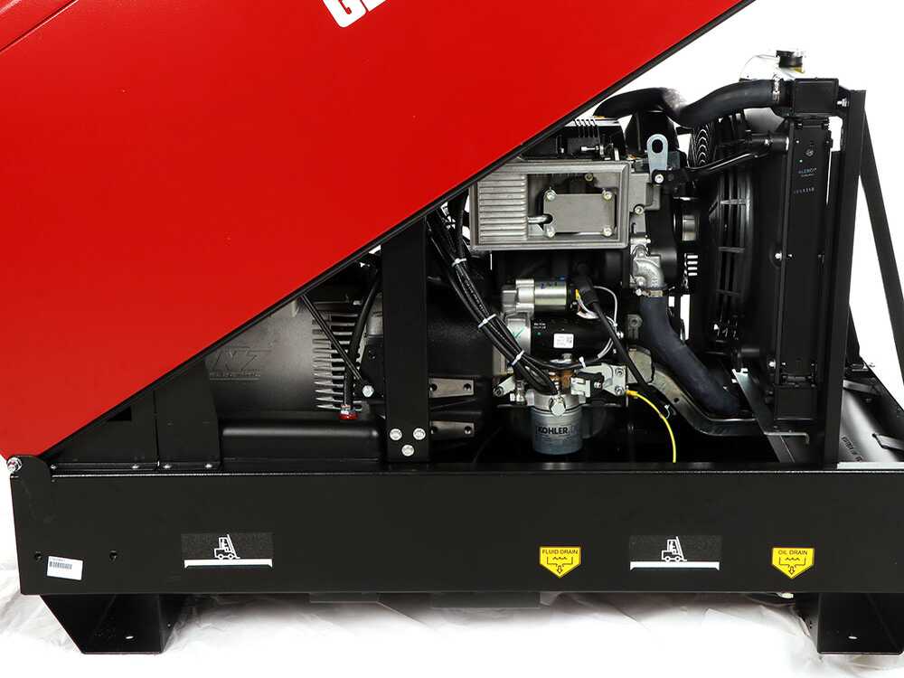 MOSA GE SX-9000 KDM - Diesel-Stromerzeuger leise 8.3 kW - Dauerleistung 7.5 kW 230V + ATS - Kohler Motor KDW702 – Bild 2