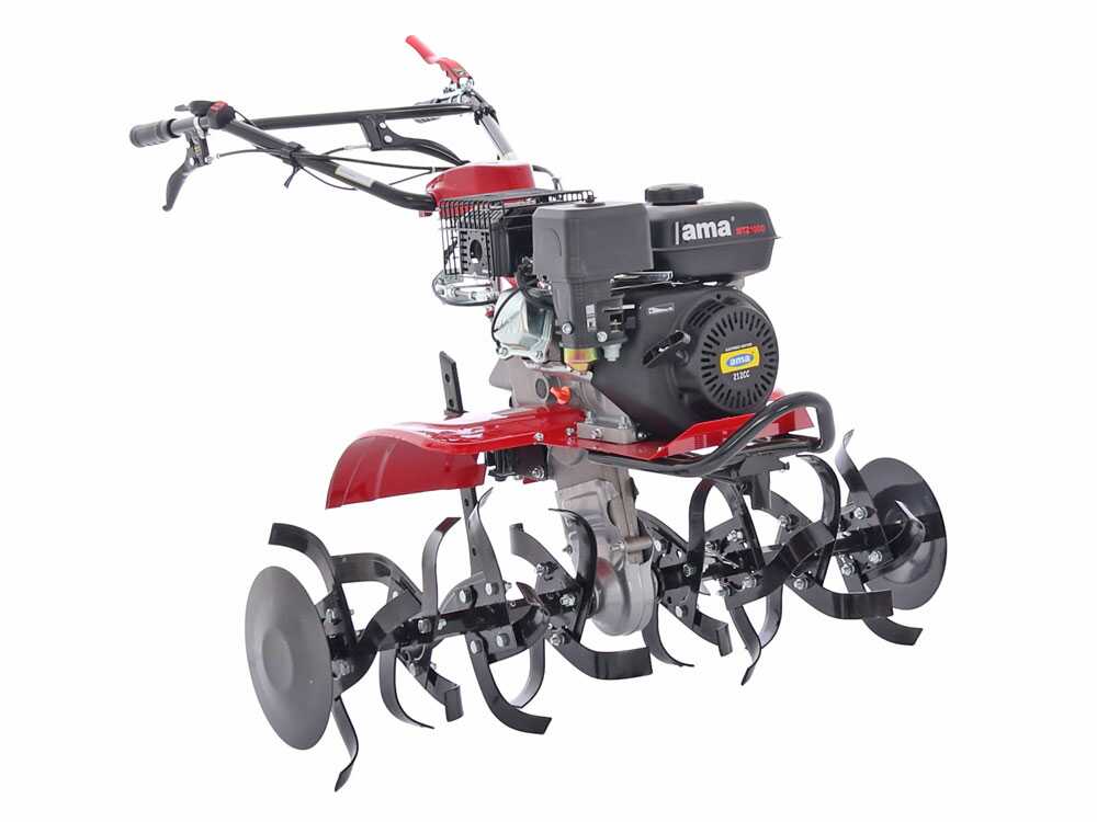 Motorhacke AMA MTZ100G mit Benzinmotor 212ccm 7 PS Gänge 3+1 – Bild 4