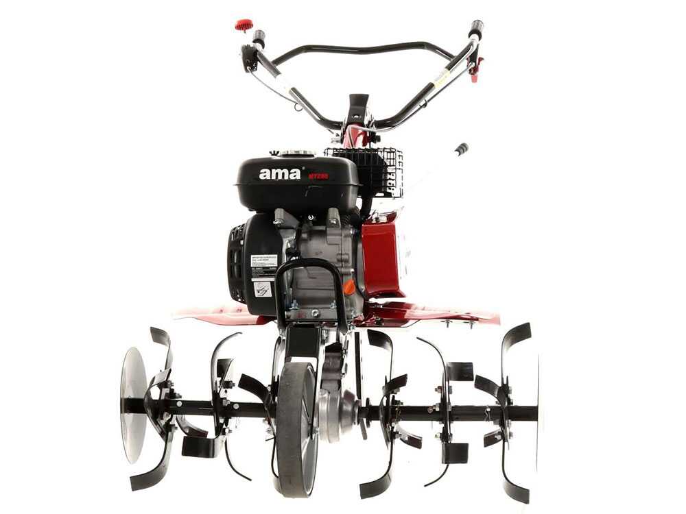 Motorhacke Ama MTZ80 - Fräse 80cm - Riemen- und Kettenantrieb - Motor 208ccm – Bild 3