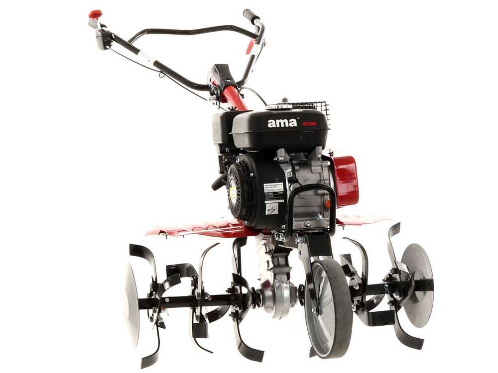 Motorhacke Ama MTZ80 - Fräse 80cm - Riemen- und Kettenantrieb - Motor 208ccm – Bild 4