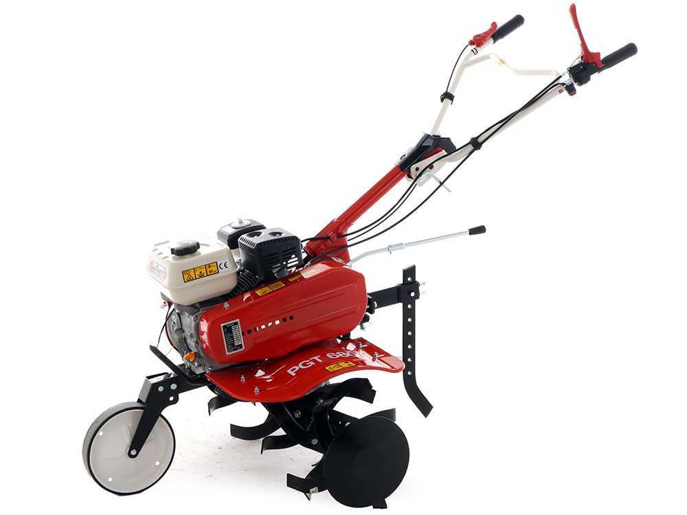 Motorhacke GeoTech PGT680 - Fräse cm 85 - Riemen- und Kettenantrieb - Motor 208 ccm – Bild 3