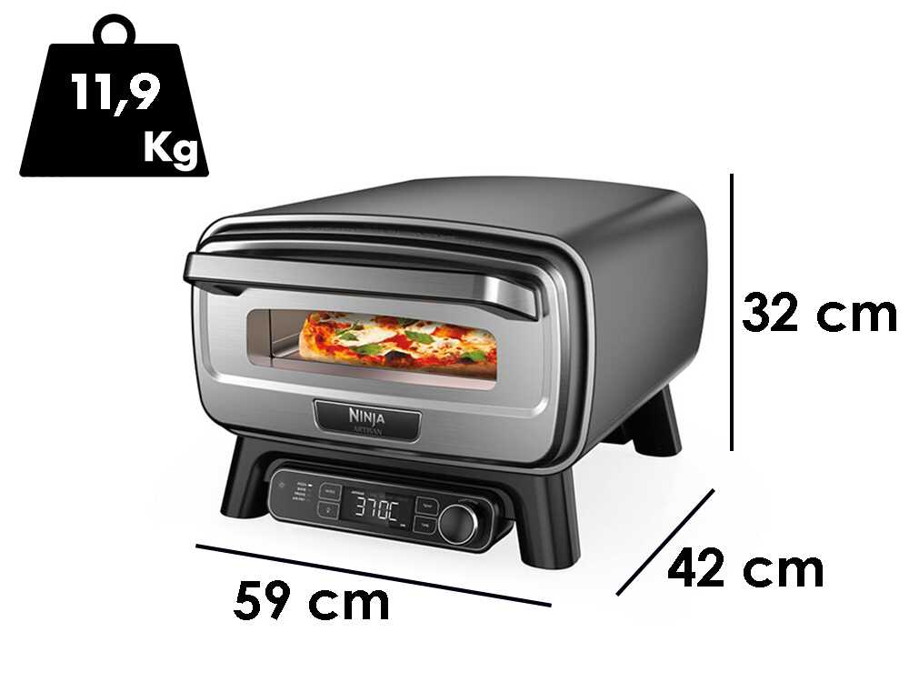 Ninja Artisan MO201EU – Elektro-Pizzaofen – Heißluftfritteuse – Bild 2