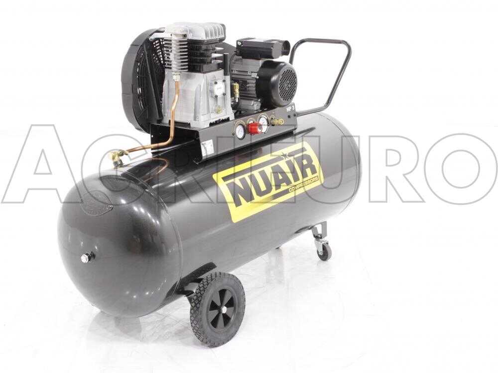 Nuair B 3800B/3M/200 TECH - Elektrischer Kompressor mit Riemenantrieb - Motor 3PS - 200Lt – Bild 3