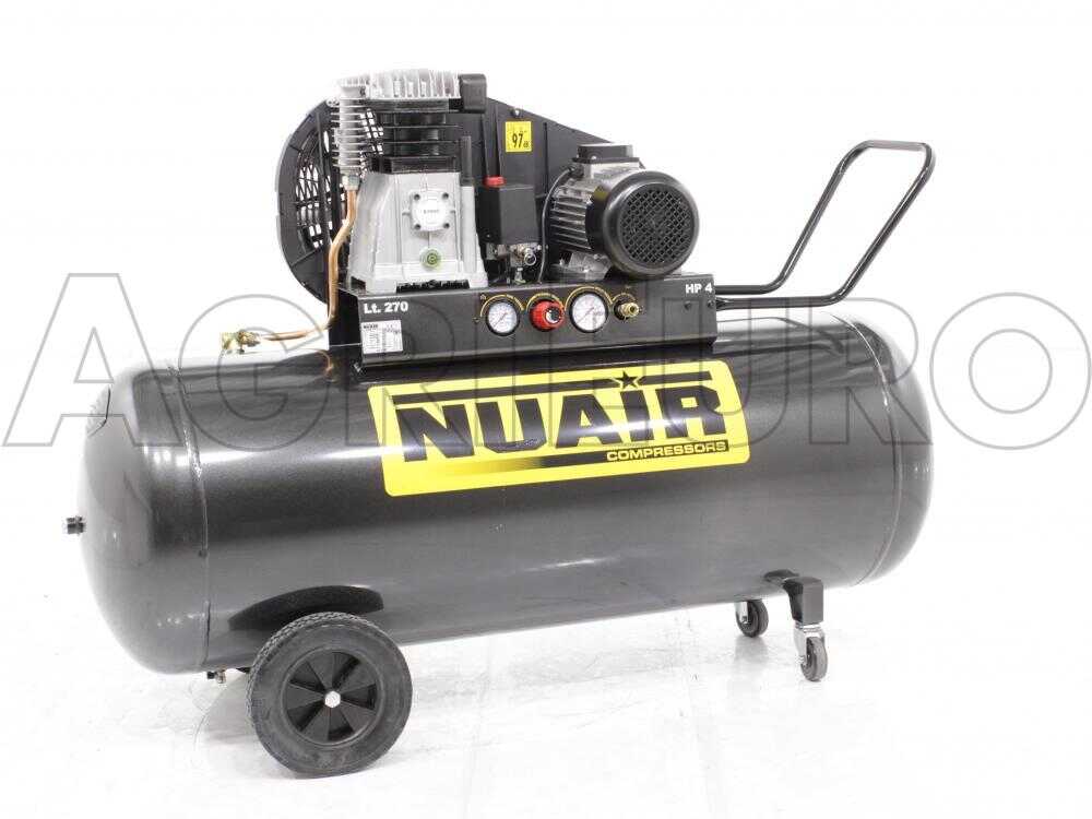 Nuair B 3800B/4T/270 TECH - 400V Kompressor mit Riemenantrieb - 5.5 PS - 270 Lt – Bild 3