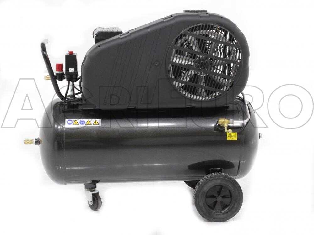 Nuair B2800 /100 CM2 - Elektrischer Kompressor mit Riemenantrieb - Motor 2PS - 100Lt – Bild 3
