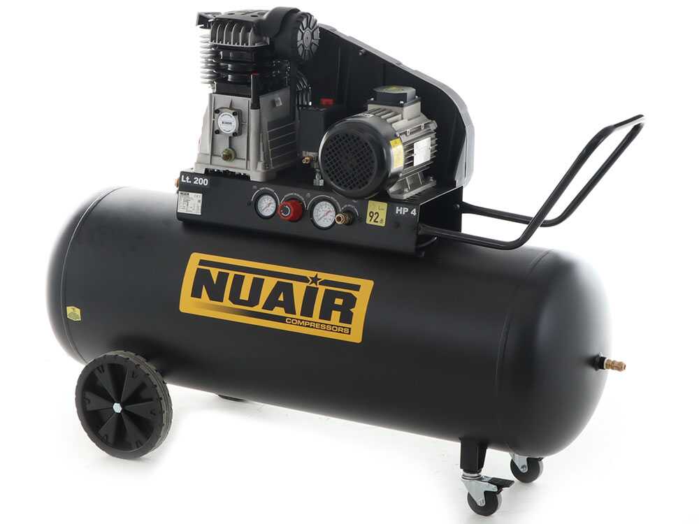 Nuair B3800B/4CT/200 Tech-Pro – Elektrischer Riemenkompressor 400V – 4-PS-Motor – 200 l – Bild 4