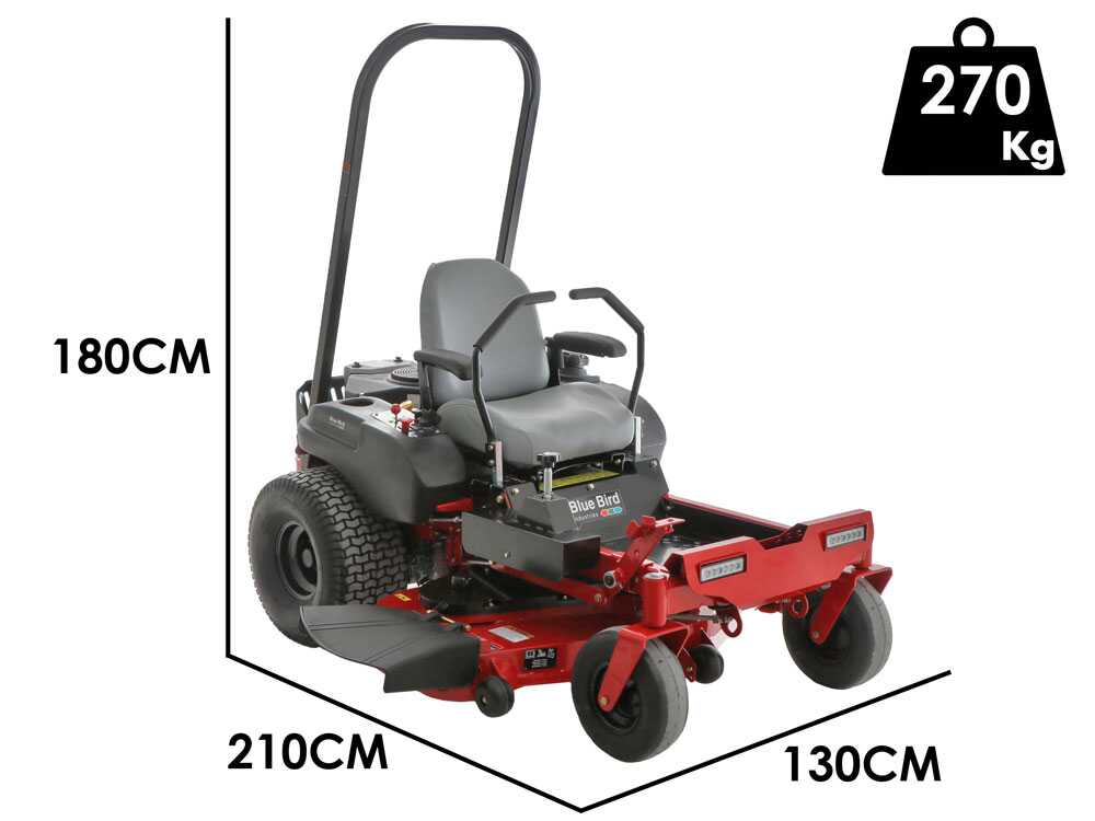 Nullwendekreismäher Blue Bird ZTR 50L PRO - Seitenauswurf und Mulchschnitt