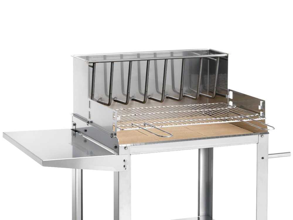 Ompagrill BetSteel 56690/X - Holz- und Kohlegrill – Bild 4