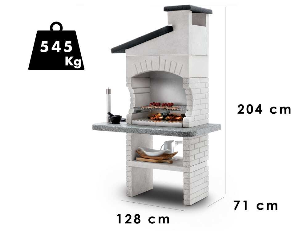 Palazzetti Guanaco 2 - Grillkamin - für Holz und Holzkohle