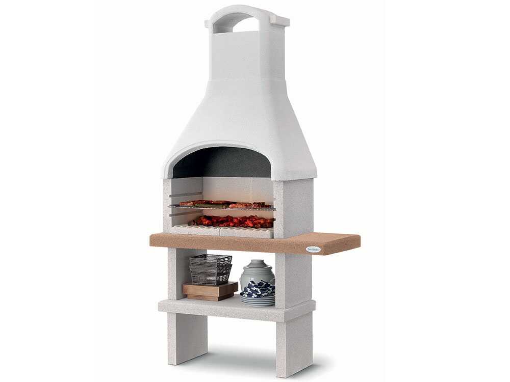 Palazzetti Rimini - Grillkamin aus Beton - Grillfläche 68x40 cm – Bild 4