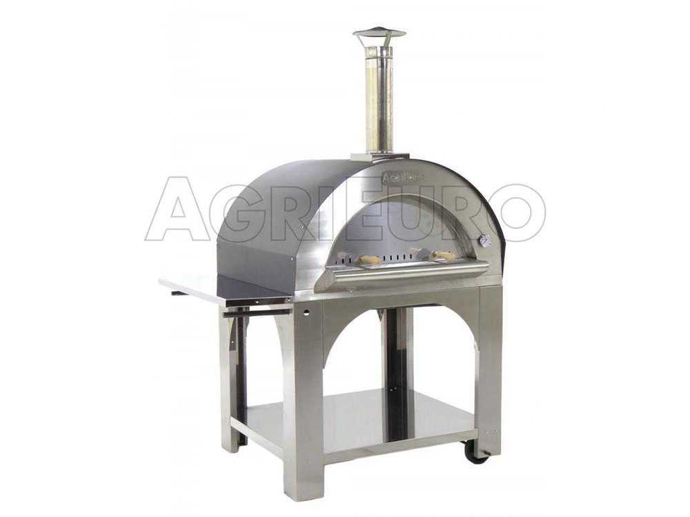 Pizza Holzofen für draußen  Cibus INOX - Backfähigkeit: 5 Pizzen